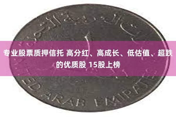 专业股票质押信托 高分红、高成长、低估值、超跌的优质股 15股上榜