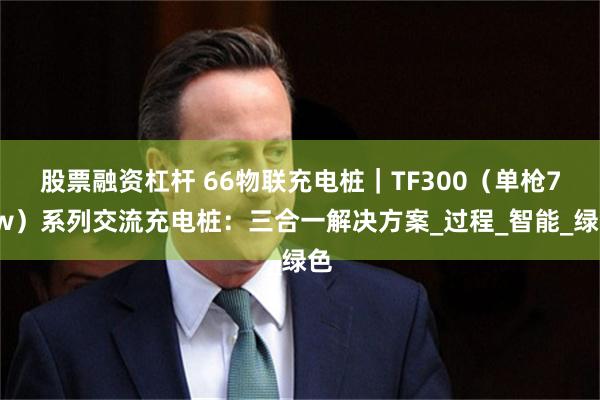 股票融资杠杆 66物联充电桩｜TF300（单枪7kw）系列交流充电桩：三合一解决方案_过程_智能_绿色